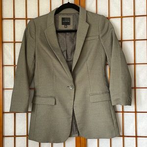 The Limited Textured Blazer with 3/4 sleeve